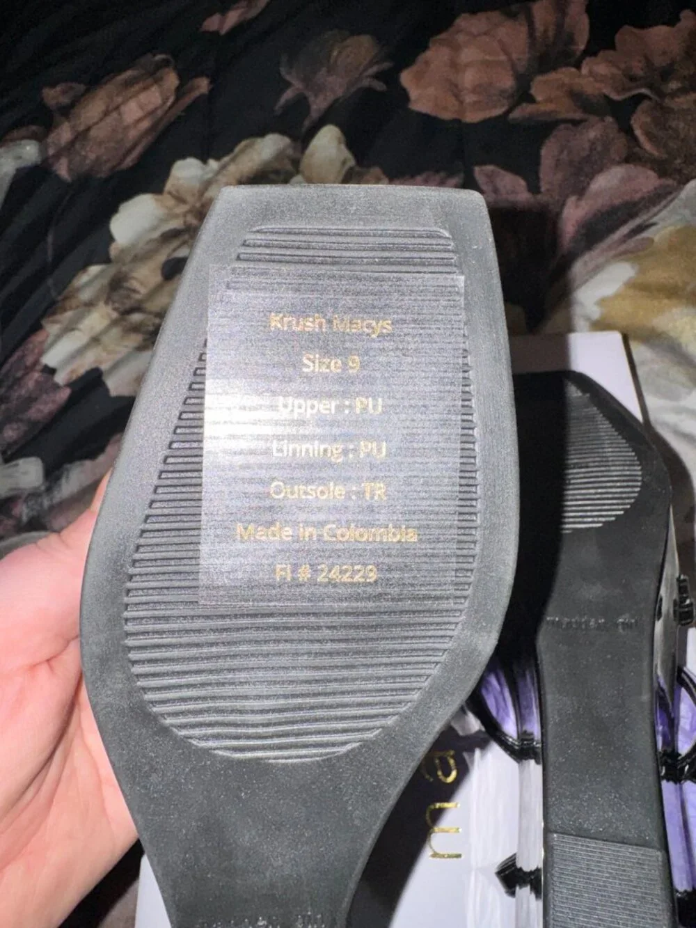 Madden Girl Krush Black Patent Platform Wedge Sandals - Size 9